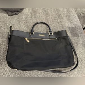 Michael Kors vinyl crossbody tote purse.